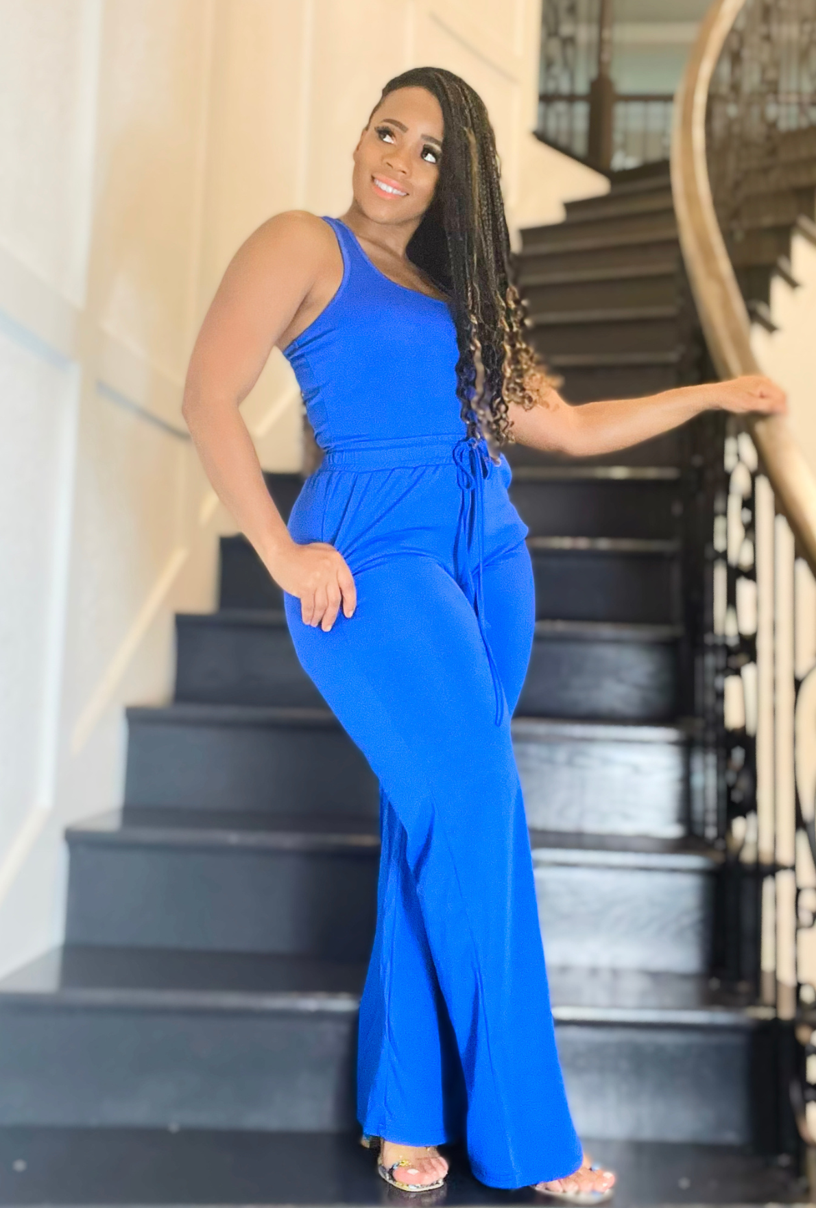 Yummy Ripped Wide-leg Pants 2 piece set