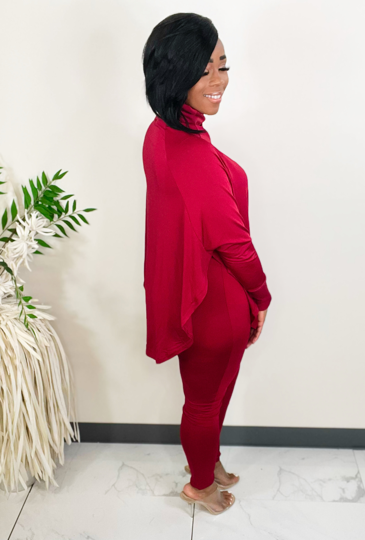 Shana -Turtleneck Pants Set