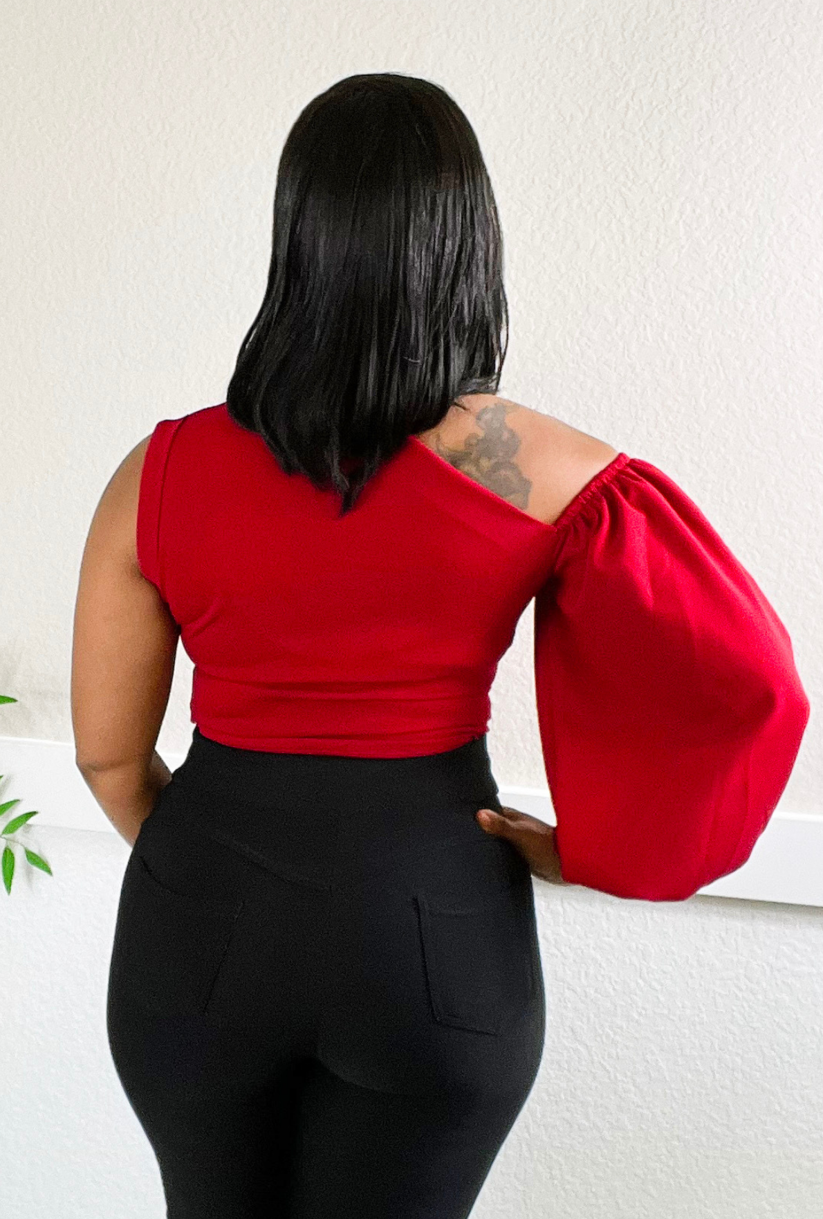 Main Event -One Shoulder Top